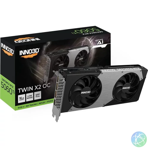 Inno3D GeForce RTX5060Ti 16GB DDR7 Twin X2 OC videókártya