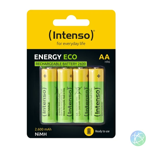 Intenso 2600mAh AA Ni-MH akkumulátor 4db/csomag