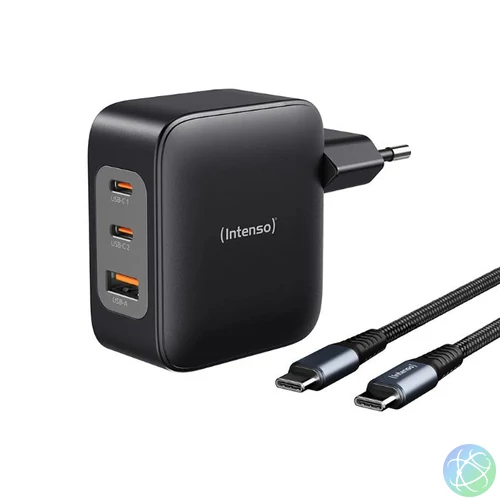 Intenso W100ACC adapter + C520C cable Black töltő
