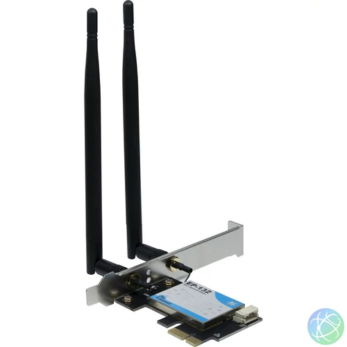 Inter-Tech EP-132 PCIe Adapter with WiFi 5 and Bluetooth 4.2 hálókártya