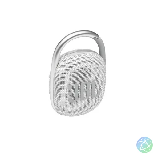 JBL Clip4 Bluetooth Ultra-portable Waterproof Speaker White hangszóró