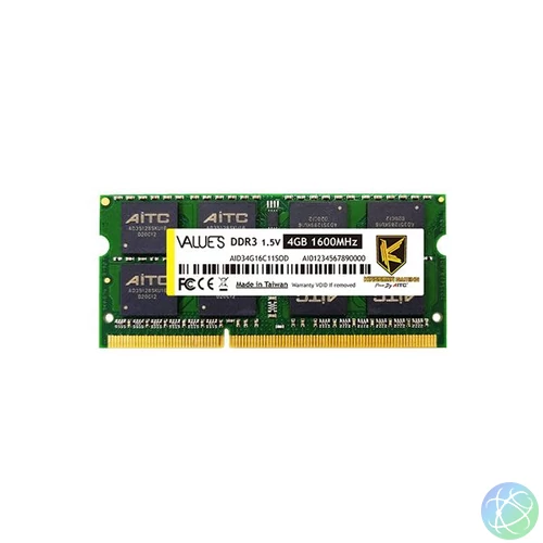 Kingsman 4GB DDR3 1600MHz SODIMM Values