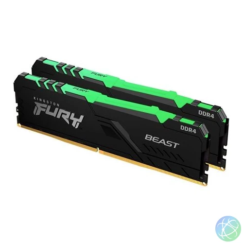 Kingston 16GB DDR5 5200MHz Kit(2x8GB) Fury Beast RGB memória