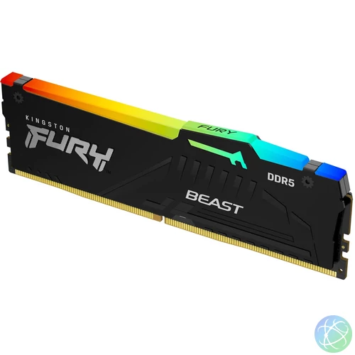 Kingston 16GB DDR5 6000MHz Fury Beast RGB Black memória