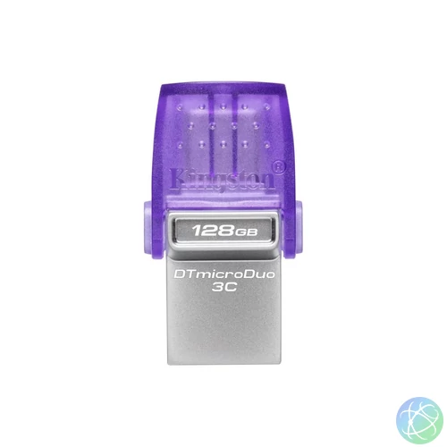 Kingston 128GB DT microDuo 3C USB3.2 Silver/Purple pendrive