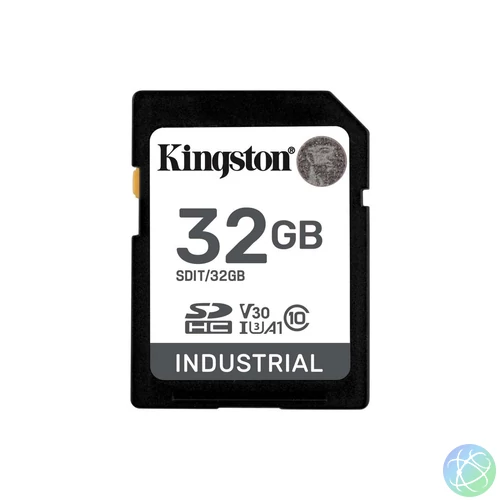 Kingston 32GB SDHC Industrial Class 10 U3 V30 A1 memóriakártya