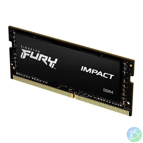 Kingston 16GB DDR4 3200MHz SODIMM Fury Impact Black notebook memória