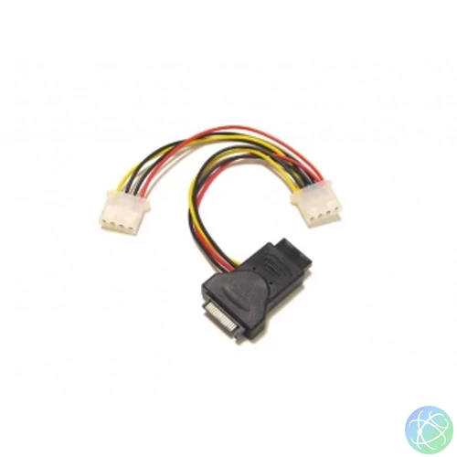 Kolink SATA tápkábel átalakító Sata->3x4pin Female