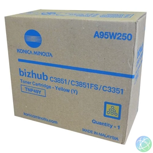 Konica Minolta TNP49Y Yellow toner