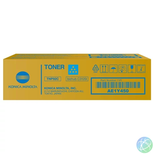 Konica Minolta TNP92 Cyan toner