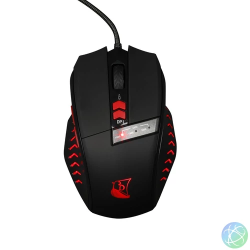 KONIX Drakkar Runemaster Evo Gaming mouse Black egér