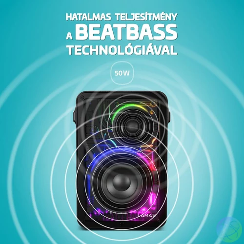 Lamax CyberWave1 Bluetooth Speaker Black hangszóró