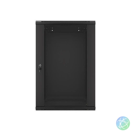 Lanberg 19" 18U Falra szerelhető Rackszekrény Black