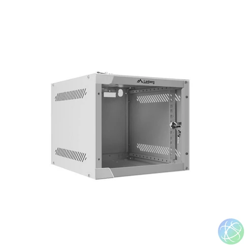Lanberg 10" 4U Falra szerelhető Rackszekrény Grey
