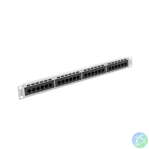 Lanberg 24-port Patch Panel 1U Grey