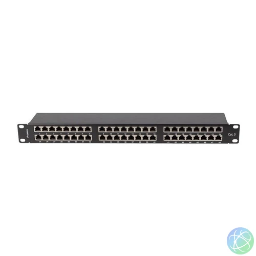 Lanberg 48-port Patch Panel 1U Black