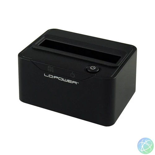 LC Power LC-DOCK-25-C HDD docking station Black mobilrack / beépítő keret