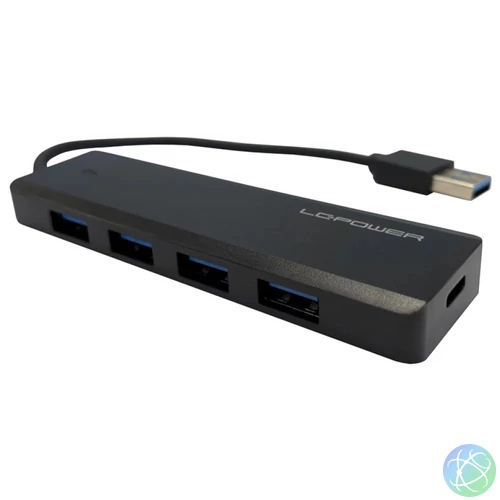 LC Power LC-HUB-U3-4-C hub Black usb hub