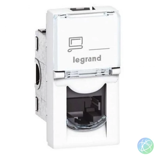 Legrand Program Mosaic LCS2 RJ45 aljzat Cat 6 UTP 1 modul White