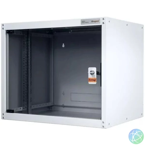 Legrand 19" 9U Falra szerelhető Rackszekrény Grey