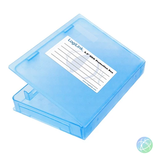 Logilink HDD Protection Box for 2.5" HDDs Blue mobilrack / beépítő keret