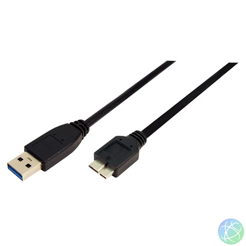 Logilink CU0027 USB3.0 Connection A->B microUSB cable 2m Black kábel