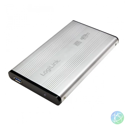 Logilink 2,5" SATA USB 3.0 Aluminium Silver mobilrack / beépítő keret