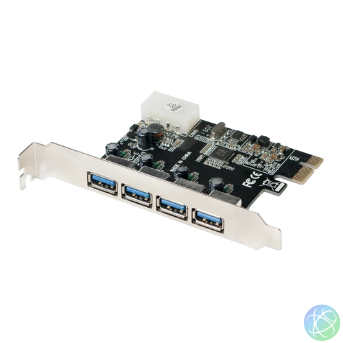 Logilink PC0057A PCI Express Card 4x USB 3.0 bővítőkártya