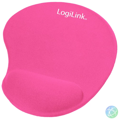 Logilink ID0027P zselés Egérpad Pink
