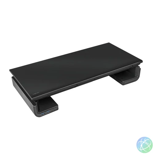 Logilink Ergonomic tabletop monitor riser Black
