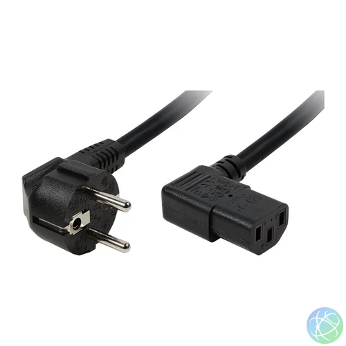 Logilink Power Cord 2m Black kábel