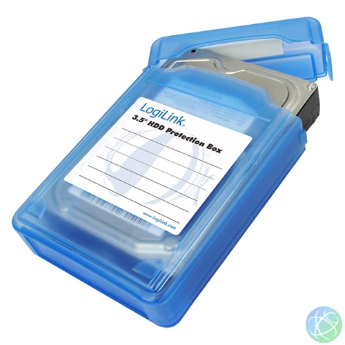 Logilink HDD Protection Box for 3,5" Blue