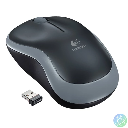 Logitech M185 Wireless Mouse Grey egér