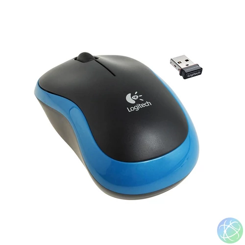 Logitech M185 Wireless Mouse Blue egér