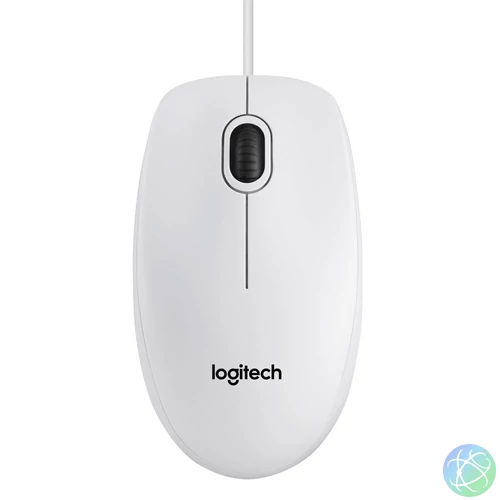 Logitech B100 Optical USB Mouse White egér
