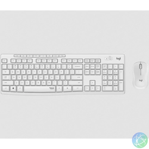 Logitech MK295 Silent wireless keyboard +mouse White HU billentyűzet