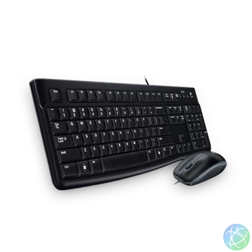 Logitech MK120 USB billentyűzet + egér Black HU