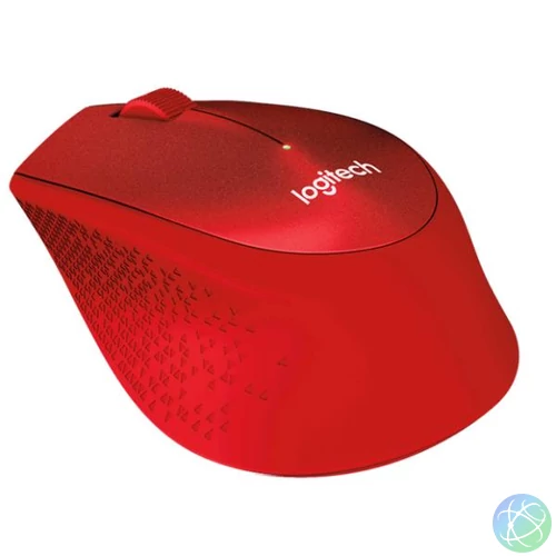 Logitech M330 Silent Plus Wireless mouse Red egér