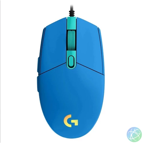 Logitech G102 LightSync Gamer Blue egér
