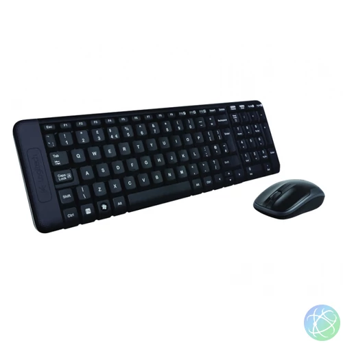 Logitech MK220 wireless billentyűzet + optikai egér Black HU