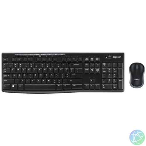Logitech MK270 Wireless Billentyűzet + Egér Black UK