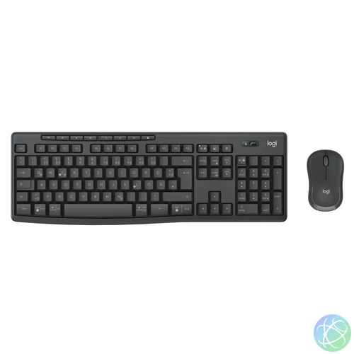 Logitech MK370 Wireless billentyűzet + optikai egér Black DE