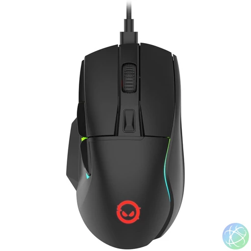 LORGAR Jetter 357 Gaming mouse Black egér