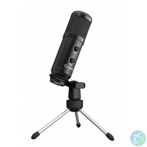LORGAR 313 Professional Audio Condenser USB Microphone Black mikrofon