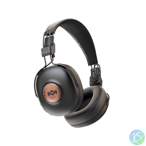 Marley Positive Vibration Frequency  Bluetooth Over Ear Headphones Signature Black
