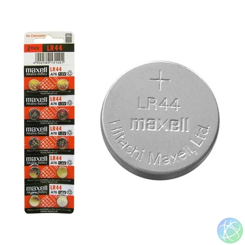 Maxell LR44 Alkáli Gombelem 10db/csomag