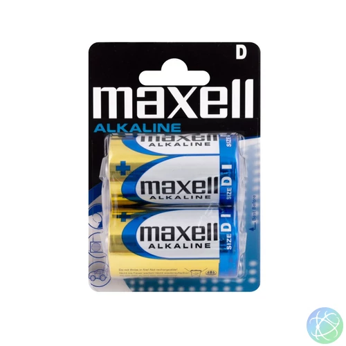Maxell D Alkáli Elem 2db/csomag
