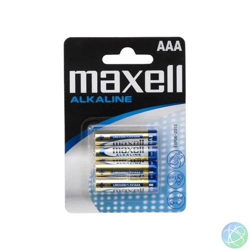Maxell AAA Alkáli Elem 4db/csomag