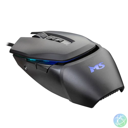 MS Nemesis C900 Gaming RGB Mouse Black egér