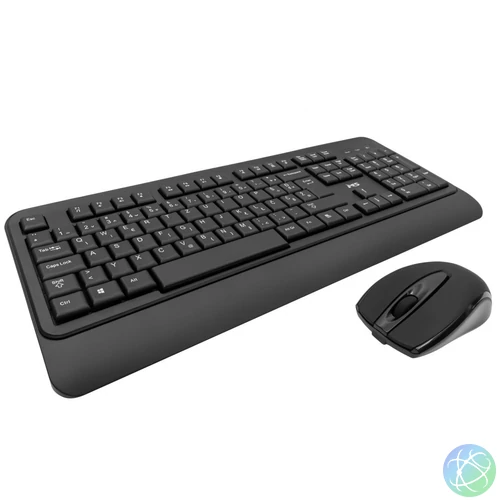MS Alpha M300 Wireless mouse and keyboard set Black US billentyűzet